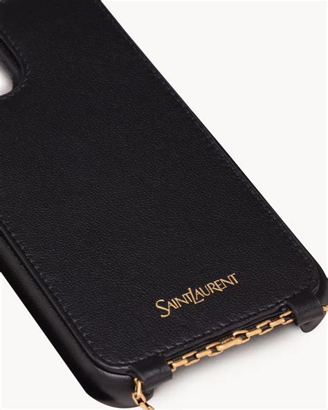 yves saint laurent case iphone|IPHONE 15 CASE IN LEATHER .